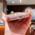 thumbnail image 6 of Compatible with Samsung Galaxy A25 5g Plating Cute Heart Phone Case,Gradient Glitter Bling Clear A25 Case Women Full Camera Lens Protection Soft Cover (Silver, Samsung Galaxy A25), 6 of 7