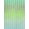 thumbnail image 1 of Ahgly Company Machine Washable Indoor Rectangle Transitional Green Area Rugs, 7' x 10', 1 of 7