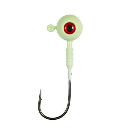 UPC: 6486378847340 | Jigging World Power Ball Jig V2 3/8OZ Glow