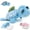 Blue-Turtle, variant on MaoGoLan 12.6" Sea Turtle Stuffed Animal Soft Turtle Plush with 3 Babies Plush Toy