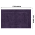thumbnail image 6 of Unique Bargains Geometry Bathroom Rug Mat Absorbent Non-Slip Bath Rugs Purple 20" x 32", 6 of 6
