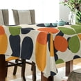 thumbnail image 5 of Yayeee Tablecloths 54" x 54" Rectangle Wrinkle Resistant Party Table Cover, Black Clover Pattern, 5 of 8