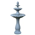 thumbnail image 5 of 48.03" Outdoor Water Fountain, 3-Tiers water feature Outdoor Freestanding Waterfall Fountains for Garden, Patio, 5 of 9