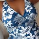 thumbnail image 5 of Traje de baño de 2 piezas para mujer, trajes de baño para mujer, traje de baño bikini ajustado de talla grande con estampado floral para mujer, traje de baño de poliéster para mujer, 5 of 6