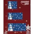 thumbnail image 6 of Garage Door Banner Cover 7 x 16 ft, Christmas Winter Snowman Snowflake Cute Bird Blue Christmas Garage Door Decorations Holiday Christmas Backdrop Decor for Winter New Year Xmas Party, 6 of 6