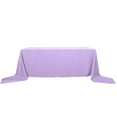 thumbnail image 6 of Efavormart Rectangle Tablecloth, 90"x156" Stain & Wrinkle Resistant Washable Table Cloth, Oblong Decorative Polyester Fabric Table Cover for Dining, Party, Wedding & Baby Shower- Lavender, 6 of 6