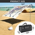 thumbnail image 4 of Portable Beach Tent Sun Shelter With Ground Pegs Water And Wind Resistant Sun Shade Canopy Angle Adjustable Horse, 4 of 7