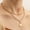 Gold, variant on Women's Jewelry Stainless Steel Chunky Chain Choker Circle Pendant Necklace-Silver