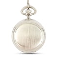 thumbnail image 1 of Weddingstar Silver Mechanical Pocket Watch with Photo Insert & Fob - Blank, 1 of 5