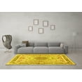 thumbnail image 3 of Ahgly Company Indoor Rectangle Medallion Yellow Traditional Area Rugs, 8' x 10', 3 of 4