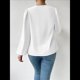 thumbnail image 4 of Blusas de Mujer con Cuello Vuelto, Larga, para Profesora, Oficina, Negocios, Elegantes, Informales M, 4 of 5