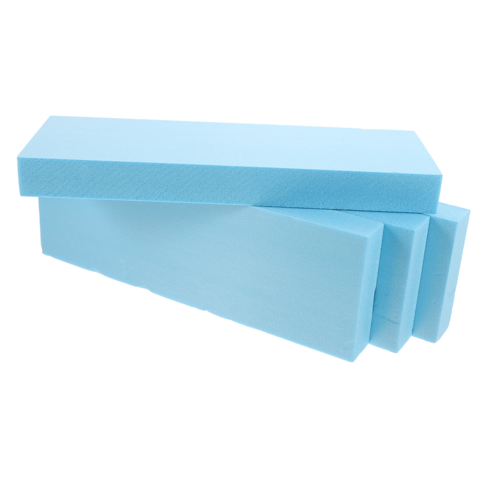 RENACLIPY Blue Craft Foam Block For Model Building 4Pcs 11.8X3.9X1.2In
