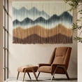 thumbnail image 3 of IOWER Macrame Wall Hanging Mountain Wall Art DipDyed Macrame Wall Decor Modern Wall Decor Fiber Wall Art Craftsmanship 57 Wx35 L, 3 of 7