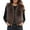 Brown, variant on Gaexia Womens Vest Jacket,Winter Warm Thick Lined Outerwear Vest Jacket with Soft Trim for Cold Weather and Comfortable All Day Wear