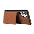 thumbnail image 4 of Conveniently Carry Cards: Diamond Patterned Crossbody Stand Case for Samsung S24 Plus, 4 of 5