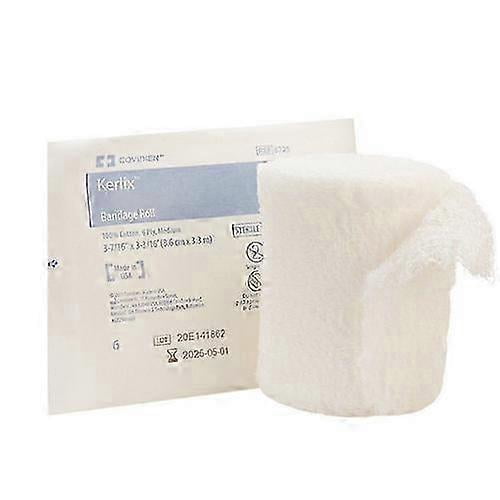 Fluff Bandage Roll 3-4/10 Inch X 3-6/10 Yard Sterile, Count of 1 (Pack of 1)