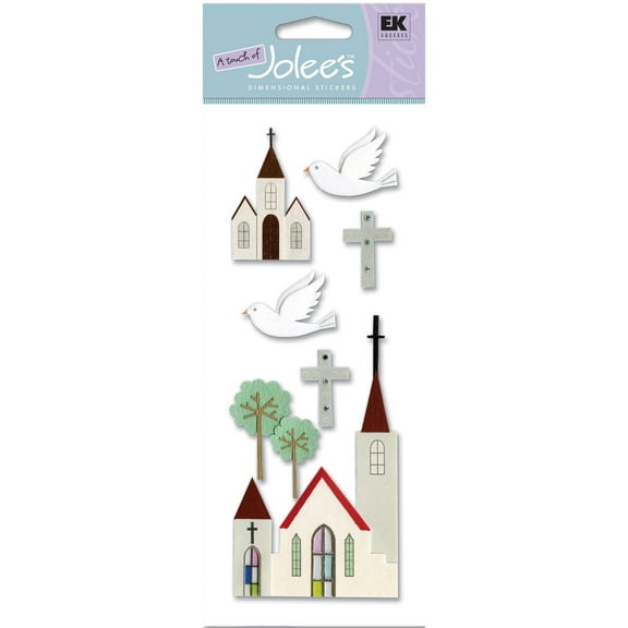 Touch Of Jolee's Dimensional Stickers-Church