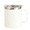 White#004, variant on Coffee Stainless Steel Mug with 2 Lids & Handle, 12oz Insulated Travel Cup, 304 Double Wall Vacuum Thermal Tumbler with Leak Proof Lid for Office Home Camping Commute, White
