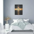 thumbnail image 6 of Christian Bible Verse Wall Art Christ Cross Pictures Wall Decor Scripture Inspirational Quotes Canvas Painting Print Catholic Religious Decor Artworks for Bathroom Bedroom Living Room Church 12"x16", 6 of 6