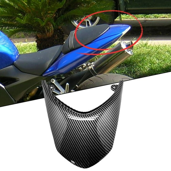QIFEI For ZX10R 04-2005 Carbon Fiber Rear Upper Tail Light Cover Fairing for Kawasaki