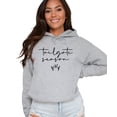 thumbnail image 6 of Tailgate Season Hoodie for Women Cute Football Game Day Pullover, Gray Hoodie, XL, 6 of 8