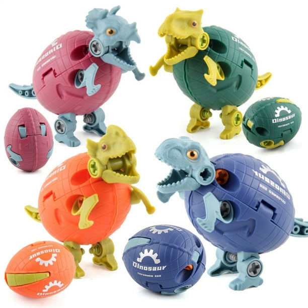 Juguete De Bloques De Construcción De Rompecabezas De Dinosaurios De Huevos Deformados ANGGREK Juguetes
