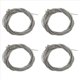 thumbnail image 1 of 32 Piezas Cuerdas para Bajo de Acero Inoxidable Accesorios Piezas de Guitarra Bajo Cuerda de Guitarra Calibre Plateado Accesorios de Música para Guitarra Bajo, 1 of 5