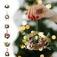 thumbnail image 1 of Ganfancp Hermosas Decoraciones de Navidad Coronas Campanas Ventana Porche Colgante Árbol de Navidad Decoración Del Hogar de Navidad Regalos Ofertas Del Día 1X Campanas Decorativas, 1 of 6