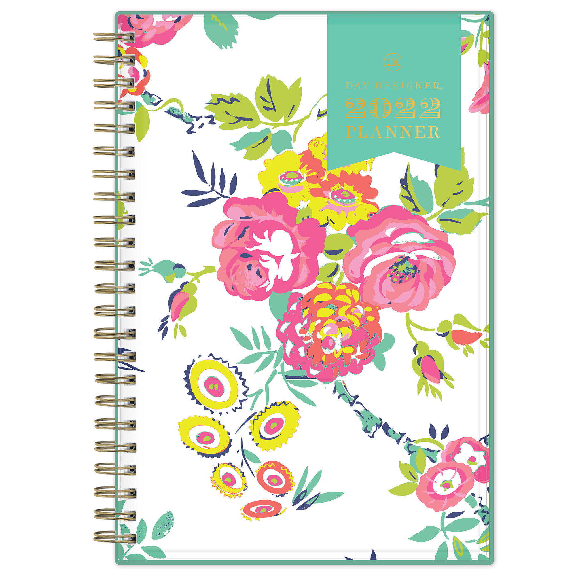 2021 Bookmarks Details about   2 Blue Sky Day Designer Floral Weekly Monthly Planners 