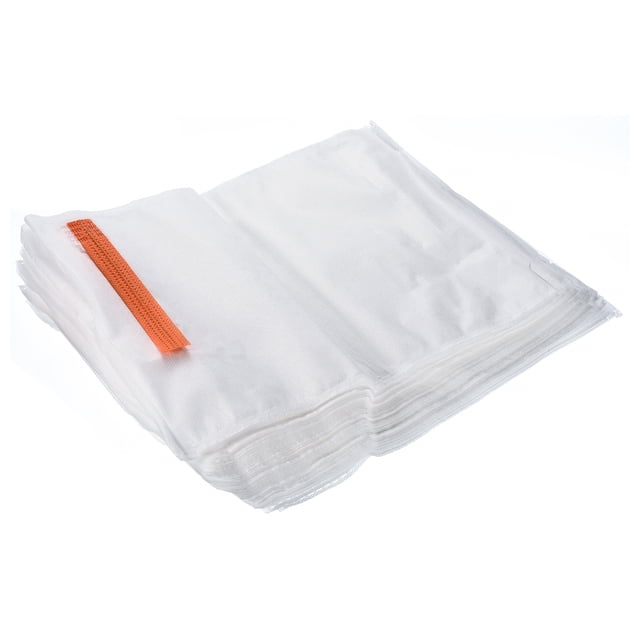 Fruta Protección Bolsas 10x8" No-Tejida Tela Fruta Red Cubierta Bolsas con Agujero para Jardín Planta Frutas Flores Blanco Paquete de 200