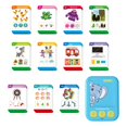 thumbnail image 3 of Tarjetas Flash parlantes, juguetes rompecabezas para niños, material didáctico, libro de sonido, ortografía de palabras Montessori ligera para edades, 3 of 8