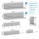 thumbnail image 2 of Estante magnético para especias para refrigerador, paquete de 8 estantes magnéticos para nevera, organizador de especias móvil con gancho, soporte para toallas de papel, soporte para, 2 of 6
