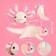 thumbnail image 5 of Juguetes de piscina, juguetes para bebés, juguetes para niños pequeños, salamandra hexagonal, dibujos animados para dormir, lindo y suave, pez de peluche para niños, decoración del hogar, muñeca de al, 5 of 7
