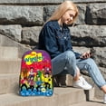 thumbnail image 3 of the wiggles Pattern Transparent Backpack Lightweight And fashionable Showcasing Personality And Leading The Trend, 3 of 6