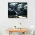 thumbnail image 2 of Nawypu  Canvas Wall Art Tornado And Lightning Ready to Hang for Living Room, Bedroom or Office, 2 of 4