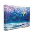 thumbnail image 3 of Stupell Industries Mermaid Swimming Deep Blue Ocean Water Painting Gallery Wrapped Canvas Print Wall Art, Design by Jeanette Vertentes, 3 of 7