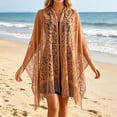 thumbnail image 2 of Lumtrix Lace Floral Shawls and Wraps for Women Evening Formal Dresses Wedding Bridal Shawl Scarf with Tassels Ginger One Size, 2 of 7