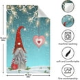 thumbnail image 5 of Lovely Traditional Gnome Kitchen Dish Towels Set of 1 Absorbent Hand Towels, Lint-Free 18"x28" Christmas Branches Dishcloths Fast Drying for Cooking Baking Home Clean, 5 of 7