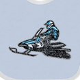 thumbnail image 4 of Inktastic Snowmobile Ideas Boys or Girls Baby Bib, 4 of 4