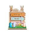 thumbnail image 1 of Tdxkok Easter Bunny Figurine Decor Happy Easter Decorations, 1 of 1