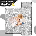 thumbnail image 4 of Football Icons Pattern Toddler Nap Mats for Kids Preschool,Sleeping Mat Bag or Kids,Toddler Sleeping Bag,Toddler Nap Mat or Daycare, 4 of 6