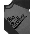 thumbnail image 3 of Tstars Boys Big Brother Shirt Gift for Big Brother Siblings Birthday Baby Shower Pregnancy Announcement Graphic Tee Big Bro Gifts for Brother 3-4 Sleeve Baseball Jersey Toddler Shirt, 3 of 5