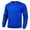 Blue, variant on Mens Sweatshirt, Awwp Men's Casual Solid Color Crew Neck Sweatshirts Blue L