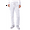 White, variant on Adar Addition Scrubs For Women - Skinny Leg Cargo Drawstring Scrub Pants