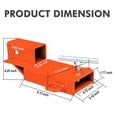 thumbnail image 2 of Enganche de remolque para montacargas Bestzheyu, receptor de 2 pulgadas, 1360 kg de capacidad, 2 of 7