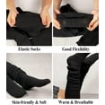 thumbnail image 2 of YooGuoGuo Women's Extra Knit Japanese Style Loose Socks - Black Lolita Leg Warmer Bubble Slouch, 2 of 6