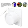 12V Bathroom Extractor Fan Silent Fan Solar Vent Fan for Wall or