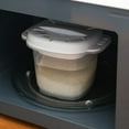 thumbnail image 2 of Microwave Oven Rice Cooker Multifunctional Steamer Soup Cooking Bento Lunch Box, 2 of 8