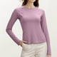 thumbnail image 1 of MHFRRA Camiseta de Yoga de Manga Larga Transpirable y Protectora para Mujer, Ideal para Correr y Hacer deporte. Rosa Claro, 1 of 6