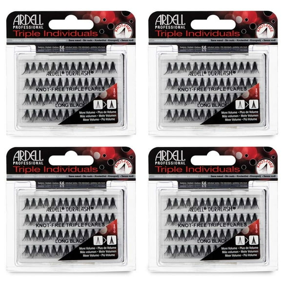 Extensiones de pestañas Ardell Triple Individual Lashes Black